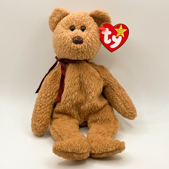 [Vintage] TY Beanie Babies “Curly” the Bear - Picture 1 of 8